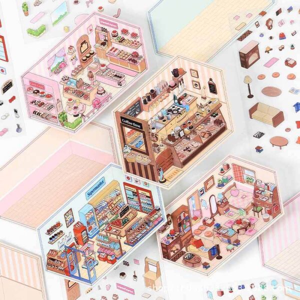 Life Party Series Scene Stickers Living Room / Gaming Room / Kitchen / Bedroom