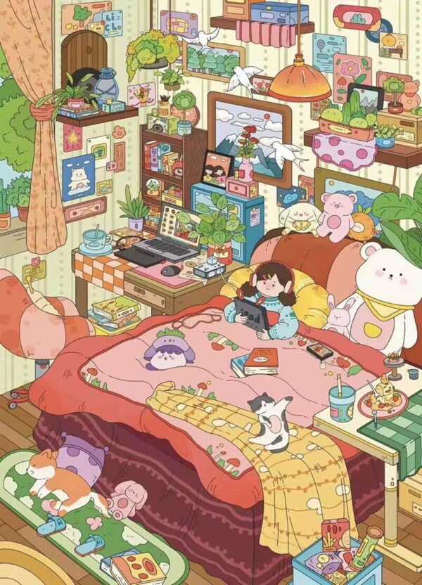 Dreamscape Haven DIY 3D Scene Stickers Butterfly Reverie / The Soft King’s Guestroom / Girl’s Wonder Room / Greenfield Cabin