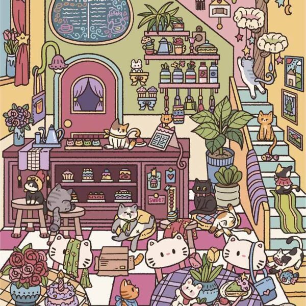 Happy Little Zones DIY 3D Scene Stickers Dessert Zone / Reading Corner / Feeding Area / Play Zone